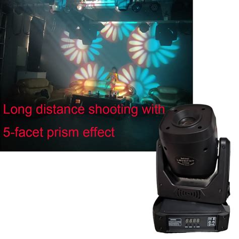 150w LED Moving Head Beam Spot Wash BSW Stage Light Gobo Rainbow Effect