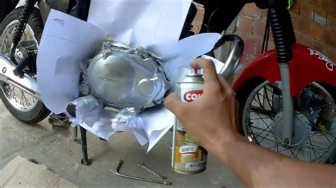 PINTURA DAS TAMPAS DO MOTOR DA MOTO TINTA DE ALTA TEMPERATURA YouTube