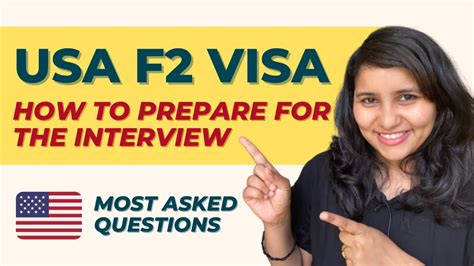 USA F2 Visa Interview Questions And Answers Dependent Spouse Visa