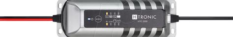 HTC 2000: Automatic charger for lead-acid batteries, 12 V, 2 A, Li-ion ...