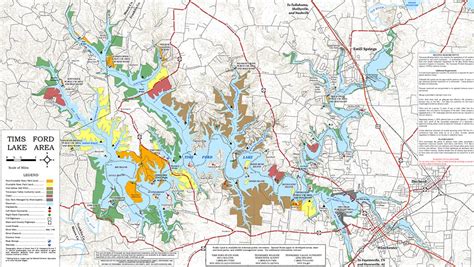 Localwaters Tims Ford Lake Maps Boat Ramps Fishing