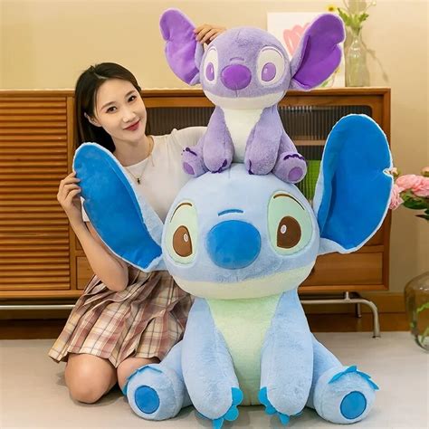 V Miniso Kawaii Disney Stitch Plush Doll Toys Anime Lilo Stitch