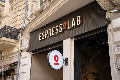 Istanbul Turkey February Espressolab Coffee Shop And Logo