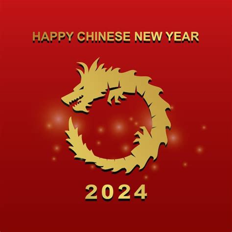 Feliz ano novo chinês 2024 ano do dragão um símbolo de dragão