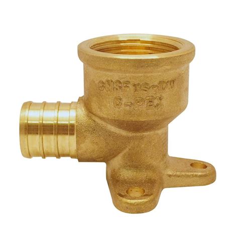 Apollo 1 2 In Brass PEX B Barb X 1 2 In Female Pipe Thread Adapter 90