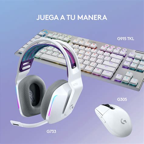 Logitech G733 Auriculares Inalámbricos Para Gaming Con Diadema Con Suspensión Lightspeed Rgb