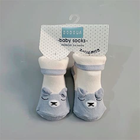 Lố đôi tất thú sơ sinh mẫu cún tông nude thun Cotton Có Chống Trượt Xinh xắn cho bé Chuyên