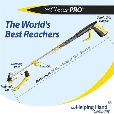 The Helping Hand Company Classic Pro Grabber Reacher Stick