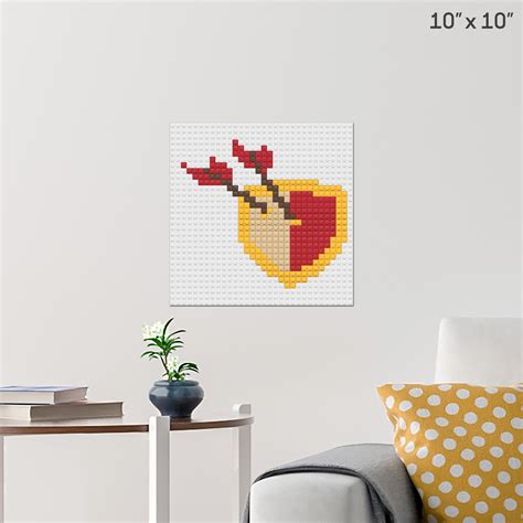 Clash Of Clans Pixel Art Wall Poster Build Your Own With Bricks Brik