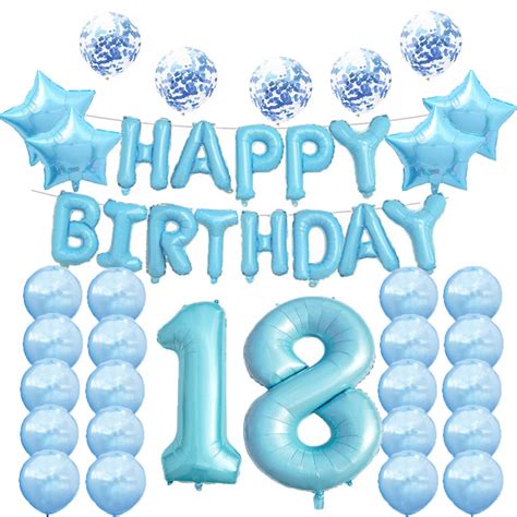 Buy 18th Birthday Decorations Party Supplies 18th Birthday Balloons