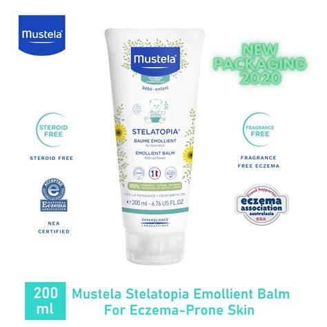 Mustela Stelatopia Emollient Balm 200ml For Eczema Prone Skin Exp