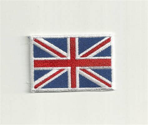 2 British Union Jack Flag Patch Custom Made F31