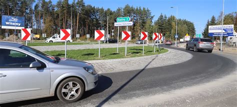 Rondo na drodze Olsztyn Dywity jest w już w pełni przejezdne ZDJĘCIA