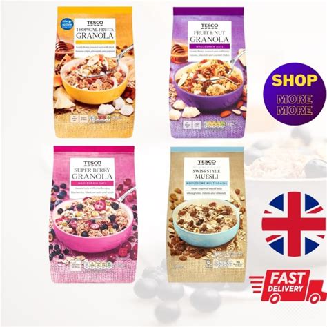 CHEAPEST TOP SELLER TESCO Lotus S GRANOLA MUESLI 1KG Fruit Nut