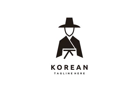 Traditional Korean Dress Hat Logo Design Graphic by sore88 · Creative ...