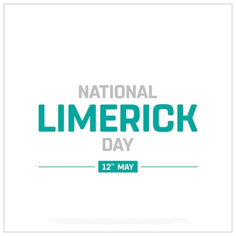 Premium Vector | National limerick day limerick day typographic design ...