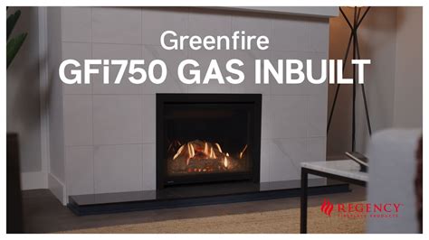 Regency Greenfire Gfi Gas Inbuilt Fireplace Regency Australia