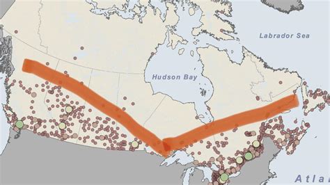 Why is Canada’s population density map so strange? : r/geography