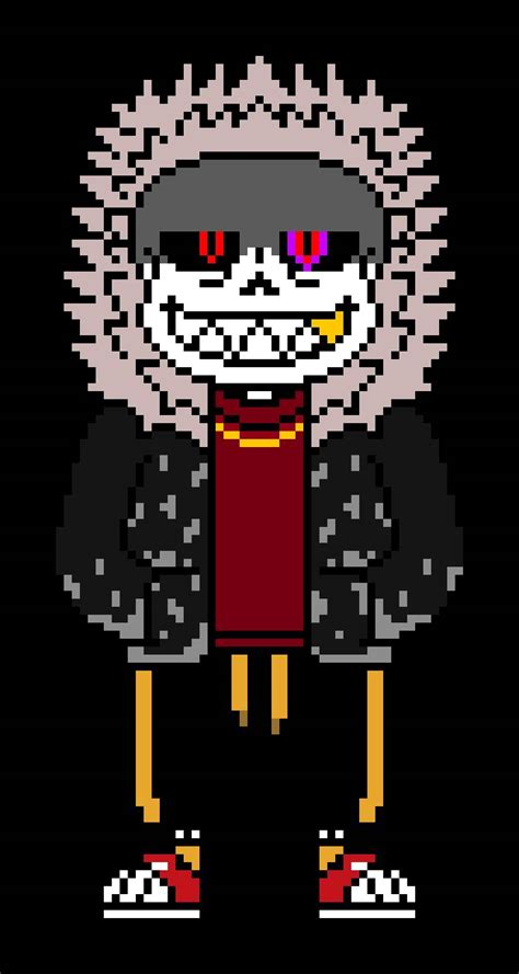 Dustfell Sans Battle Sprite By Jesterbones4150 On Deviantart