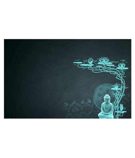 Baldau Prints God Buddha Big Size Flex Poster 36 X 48 Inch BD94 Flex