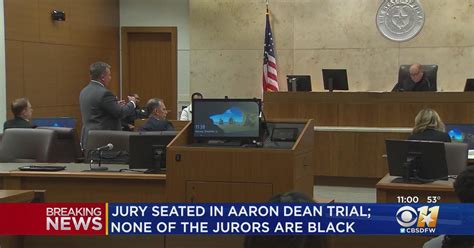 Jury Seated In Aaron Dean Murder Trial Cbs Texas