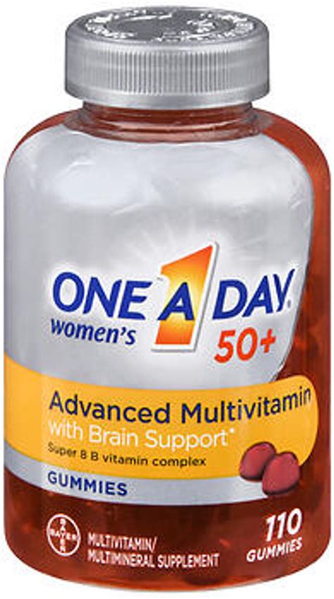 One A Day Advanced Multivitamin Womens 50 Gummies 110 Ct The