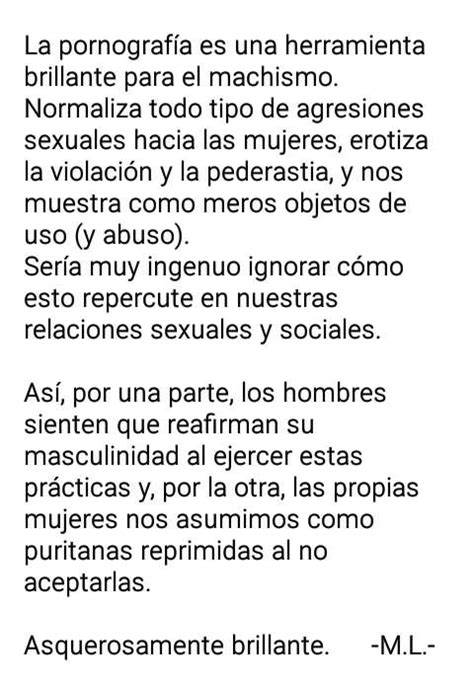 El Machismo y la Sexualización de la Violencia Pornografía