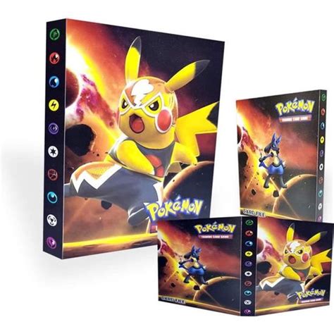 Carte pokemon TUXUNQING Porte Cartes Pokémon Livre de Cartes Livre de