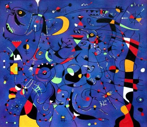 Costellazioni Mirò Lo spettacolo del cielo mi sconvolge Rimango