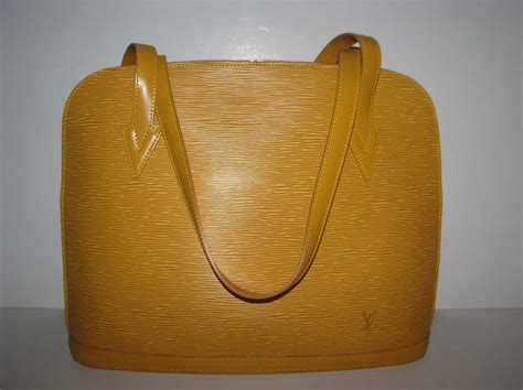 Louis Vuitton Yellow Epi Leather Lussac Bag Louis Vuitton Epi Louis