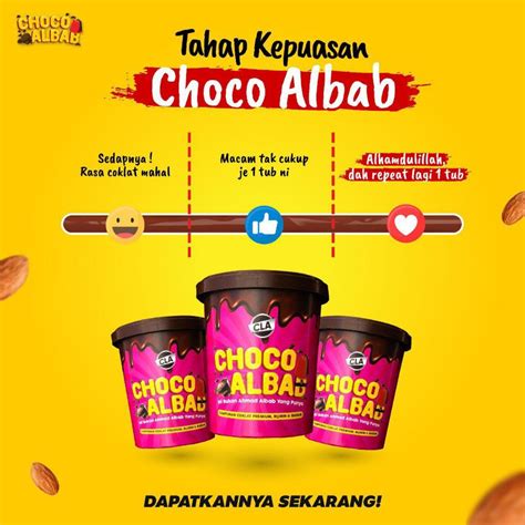 CHOCO ALBAB - PINK TUB CHOCO ALBAB | Shopee Malaysia