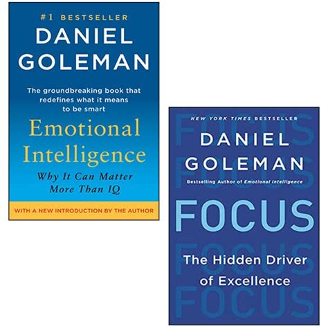 Daniel Goleman 2 Books Collection Set(Emotional Intelligence, Focus) - Daniel Goleman ...