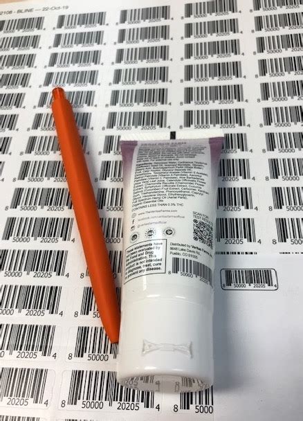 Barcode Labels Cosmetic Labels By Blue Line Labels