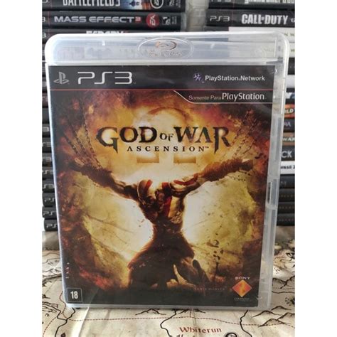 Jogo God Of War Ascension Ps Original Midia Fisica Seminovo Shopee