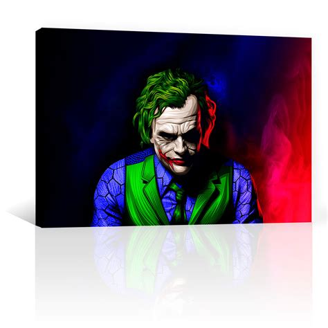 Joker Heath Ledger Cuadros Decorativos Canvas Revolution