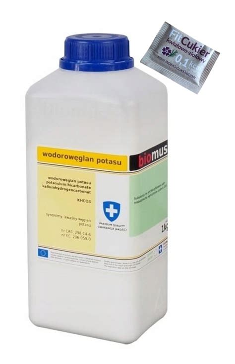 Biomus Wodorowęglan potasu 1kg 1000g bez domieszek 14000371240 Allegro pl