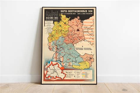 Germany World War 2 Map Print Poster Print WW2 Maps Canvas - Etsy