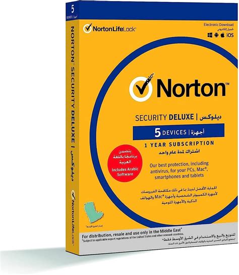 Norton Symantec Security Deluxe 30 Ar 1 Utilisateur Pour 5 Appareils 1