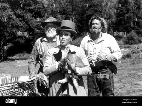 THE LIFE AND TIMES OF GRIZZLY ADAMS, from left: Denver Pyle, Gino ...