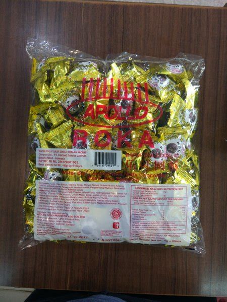 Jual Apollo Roka Isi 80 Pcs Coklat Wafer Bola Malaysia Import Di Lapak