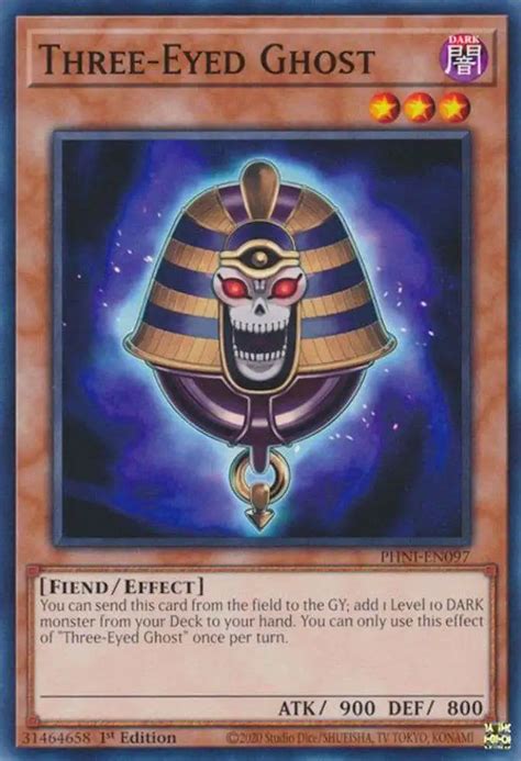 YuGiOh Trading Card Game Phantom Nightmare Single Card Common Three