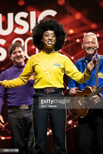 Tsehay Hawkins from The Wiggles perform on stage at the 2022 APRA ...