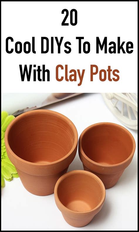 Cool Diys To Make With Clay Pots Clay Pot Projects Clay Pot