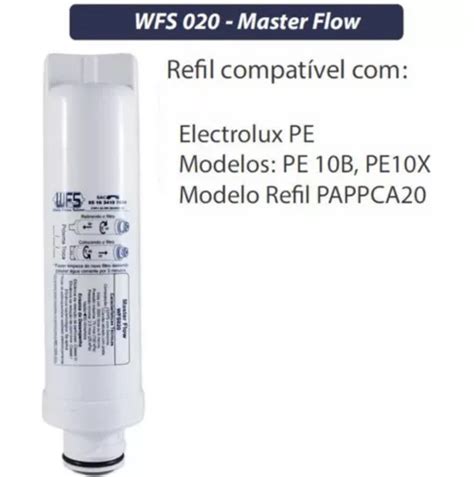 Filtro Refil Purificador Electrolux Pe B E Pe X Wfs Junior