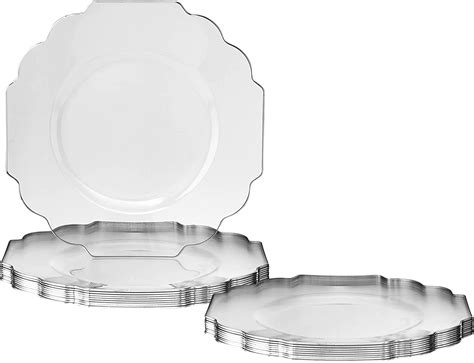 Amazon Silver Spoons Elegant Disposable Plates For Party Pc