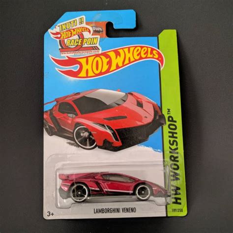 Jual HW Hotwheels Hot Wheels Lamborghini Veneno Merah Shopee Indonesia