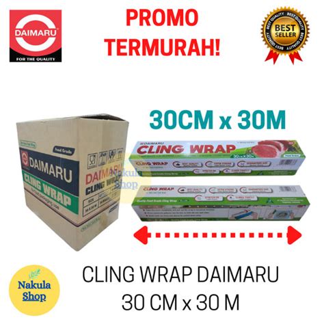 Jual Cling Wrap Daimaru 30cm X 30m Plastik Wraping Buah Dan Makanan