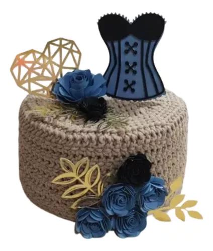 Topper Topo De Bolo Adulto Ch De Lingerie Personalizado