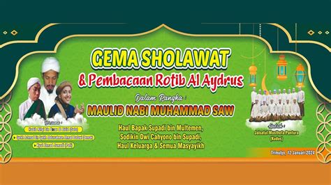 Streaming Gema Sholawat Bersama Habib Rifqi Bin Umar Al Aidid