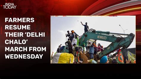 Farmers Gear Up To Resume Delhi Chalo March Police Step Up Security